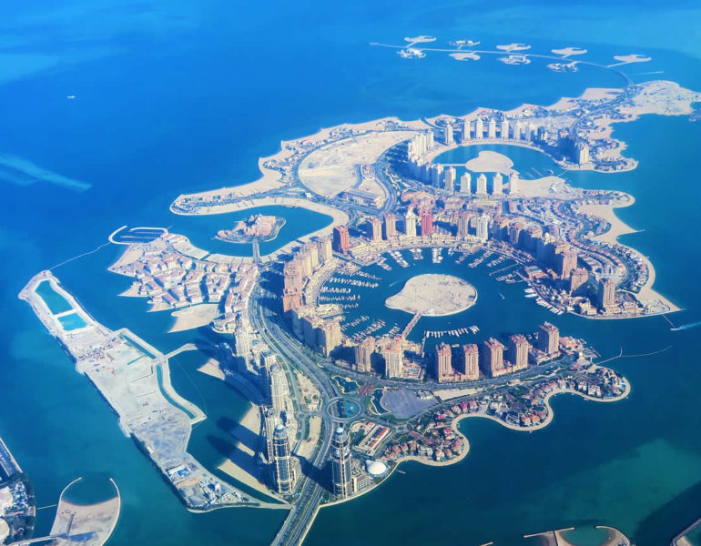 La ville de Doha au Qatar